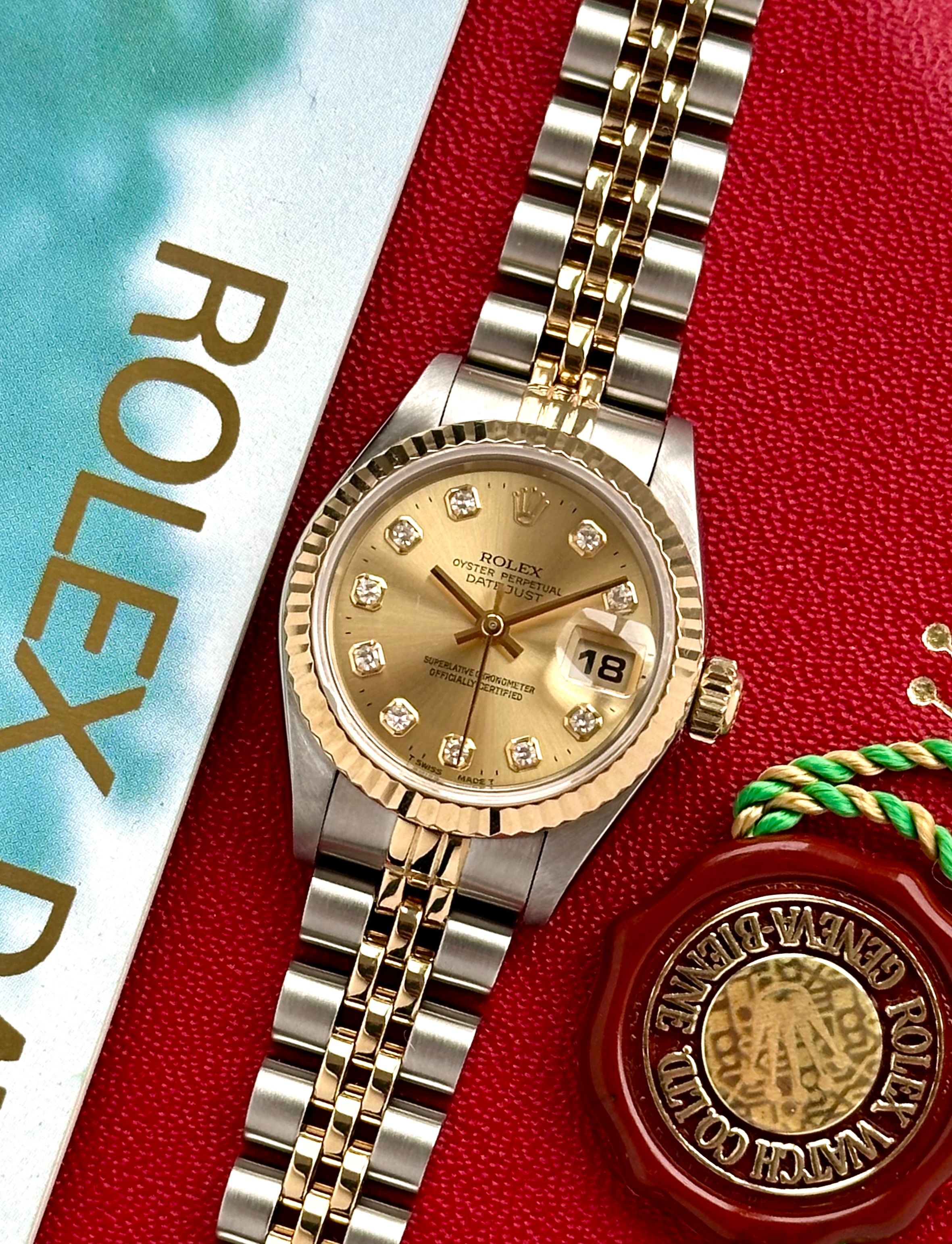 Rolex on sale lady gold