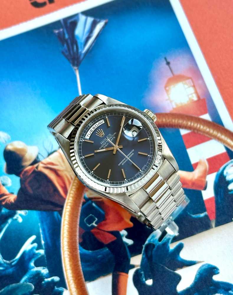 Image for Rolex Day-Date 18239 Blue 1991 