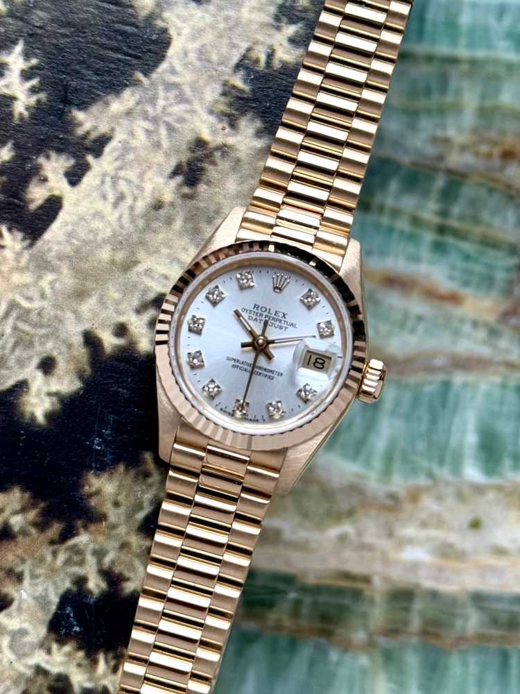 Featured image for Rolex Lady-Datejust "Diamond" 69178 Silver 1989 with original box and papers