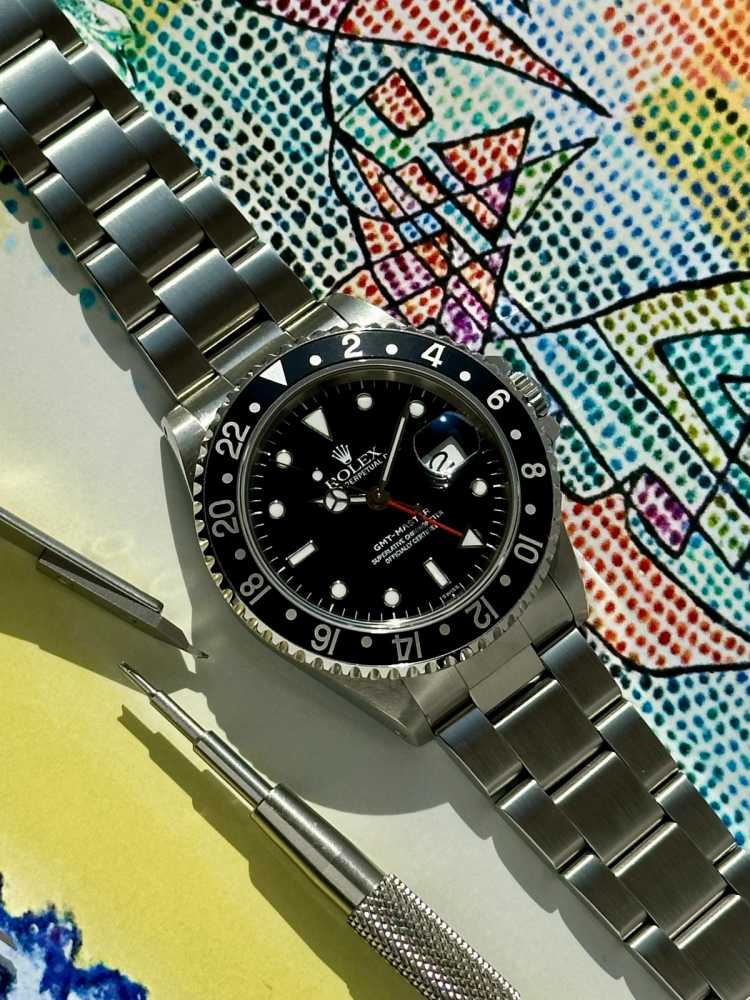 Image for Rolex GMT-Master "Swiss" 16700 Black 1998 with original box and papers