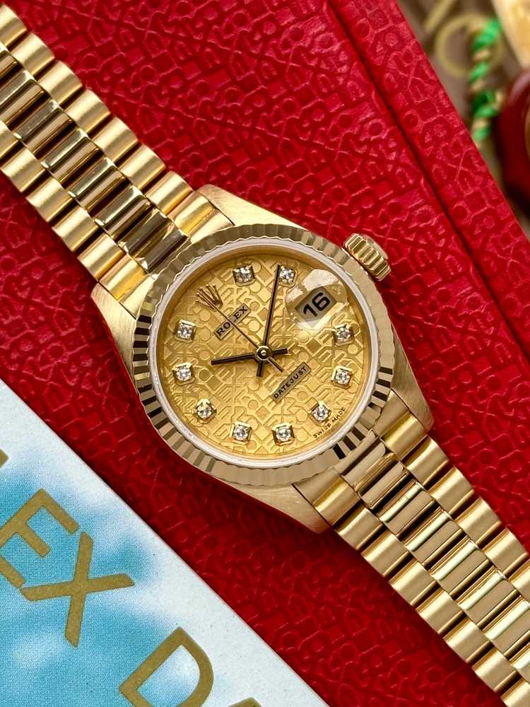 Image for Rolex Lady-Datejust "Diamond" 79178 Gold 1999 with original box and papers