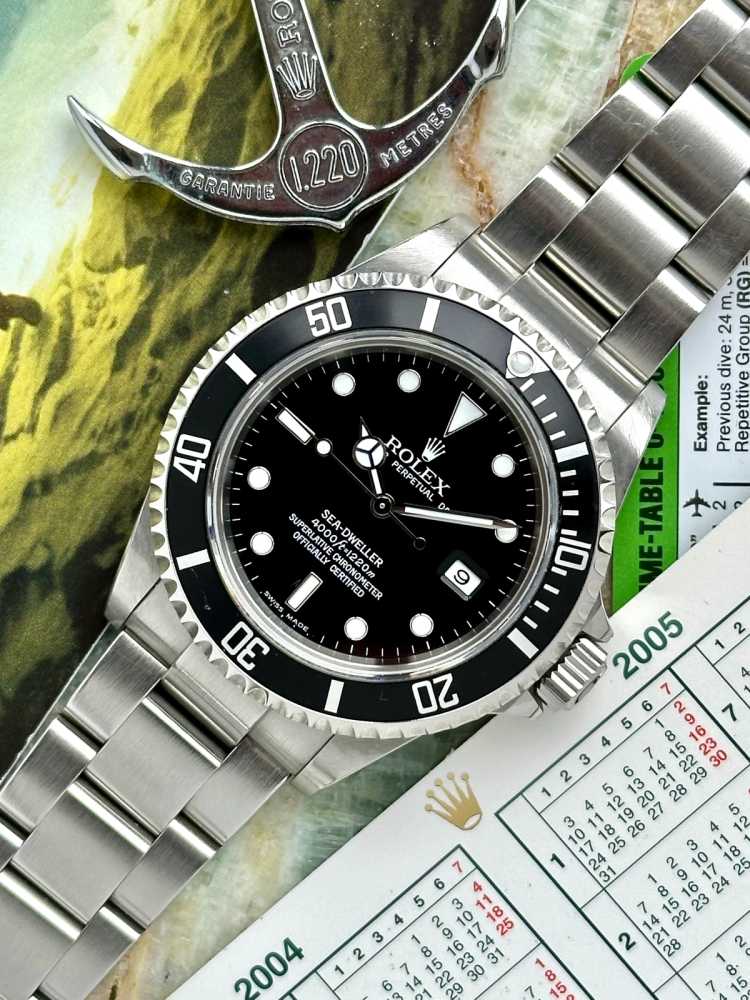 Image for Rolex Sea-Dweller 16600 T Black 2004 with original box and papers