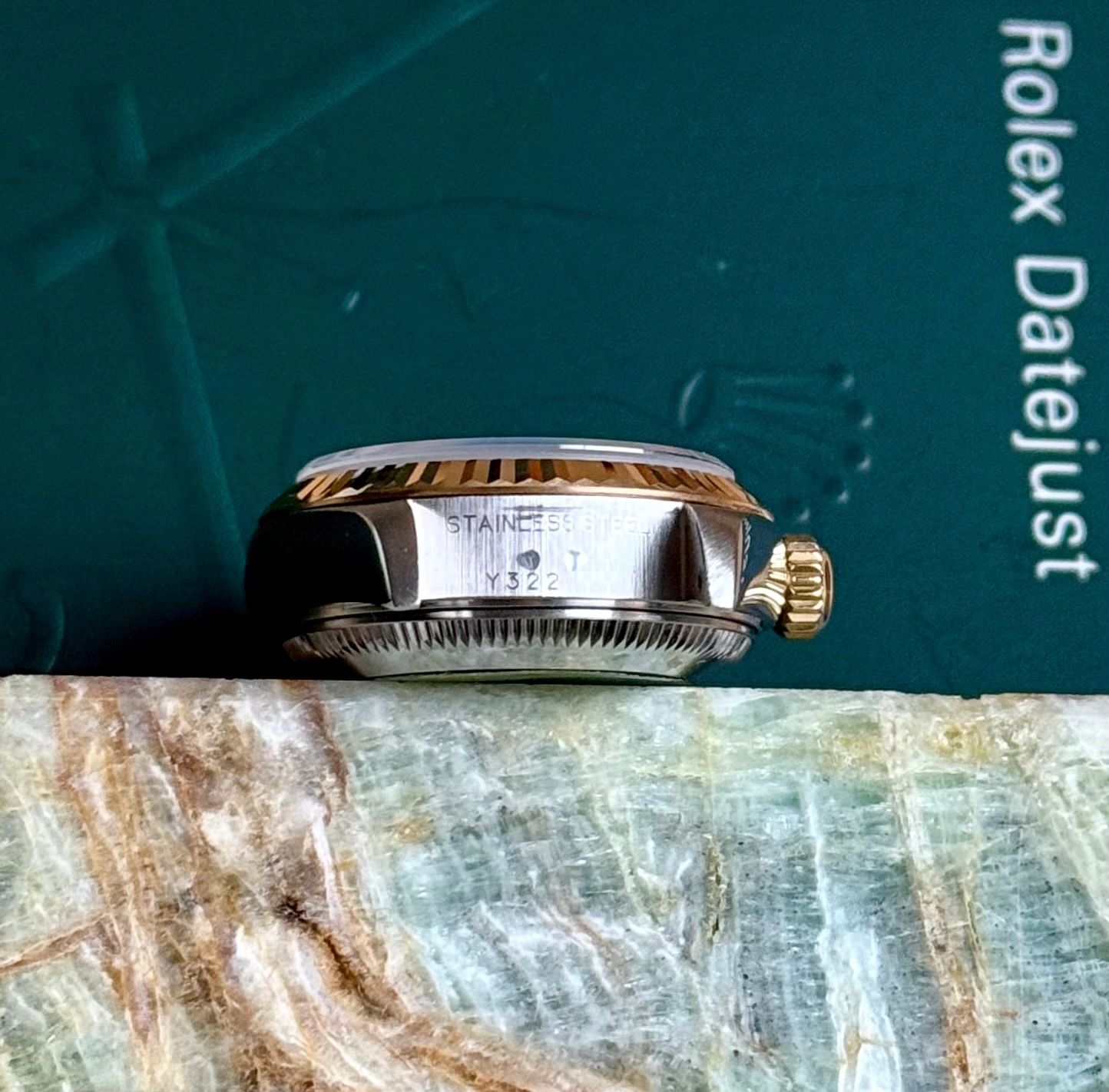 Rolex Lady-Datejust 79173 Blue 2002 with original box and papers