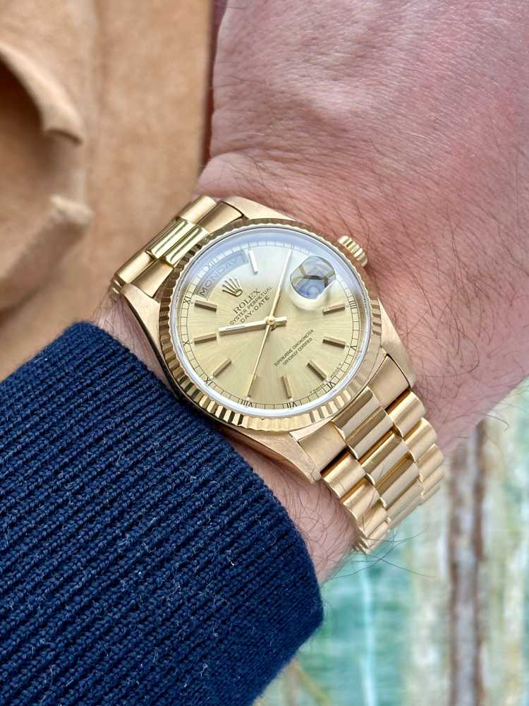 Image for Rolex Day-Date 18238 Gold 1995 with original box and papers 2