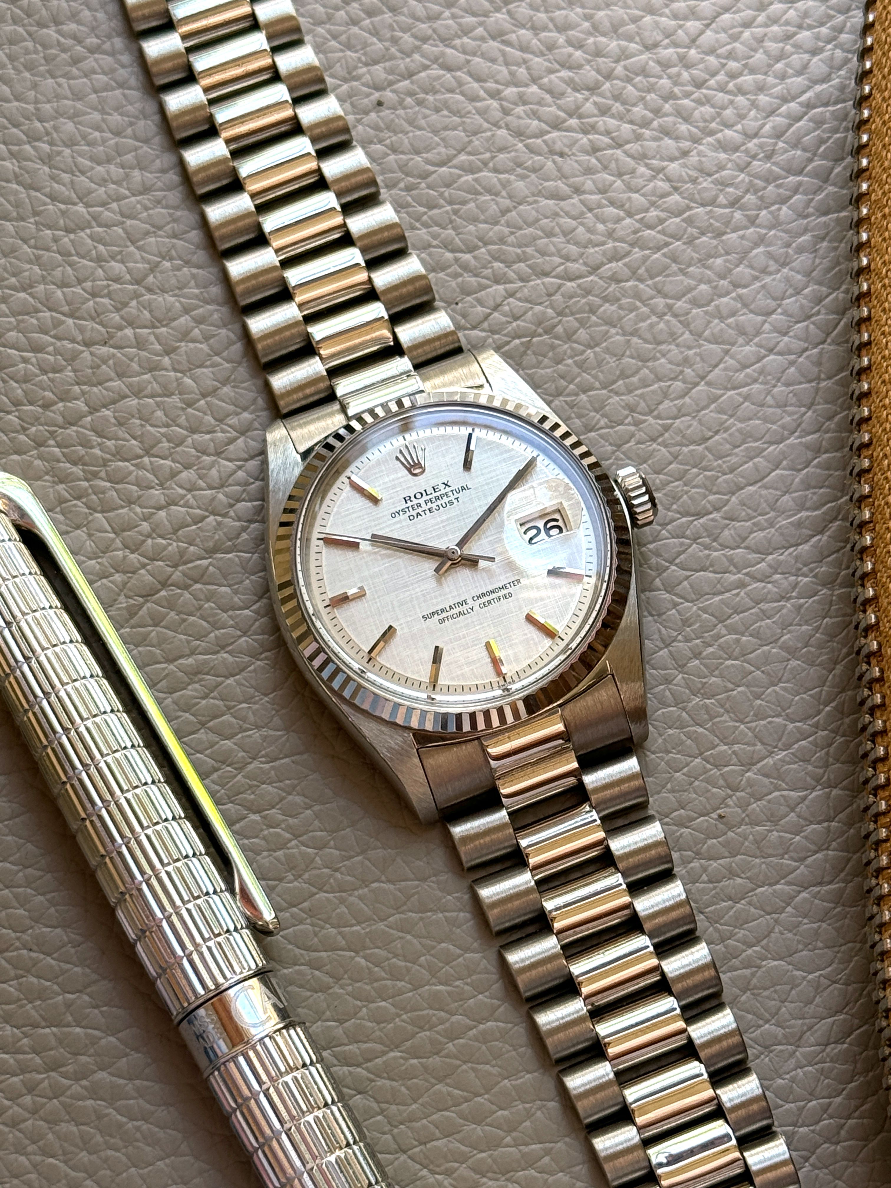 Rolex White Gold Datejust 