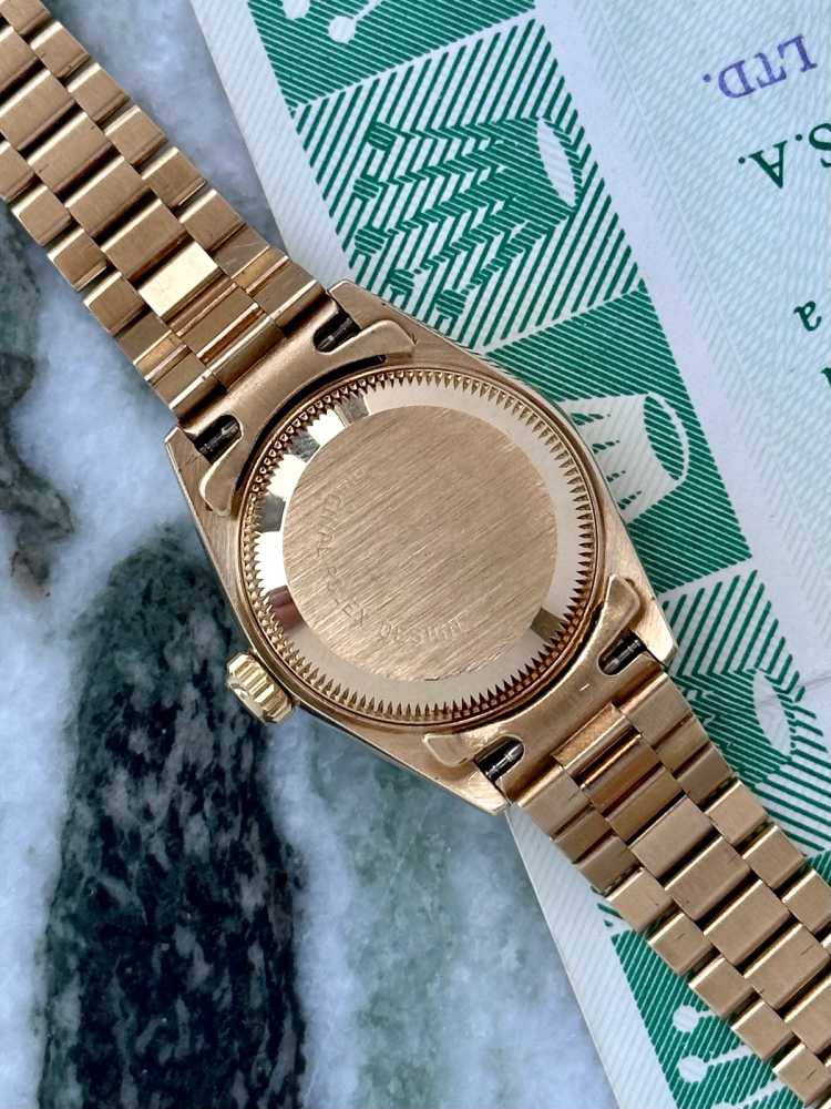 Image for Rolex Lady-Datejust "Diamond" 69178G Gold 1984 with original box and papers