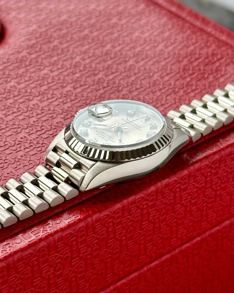 Image for Rolex Lady-Datejust "Diamond" 69179 Silver 1990 with original box and papers