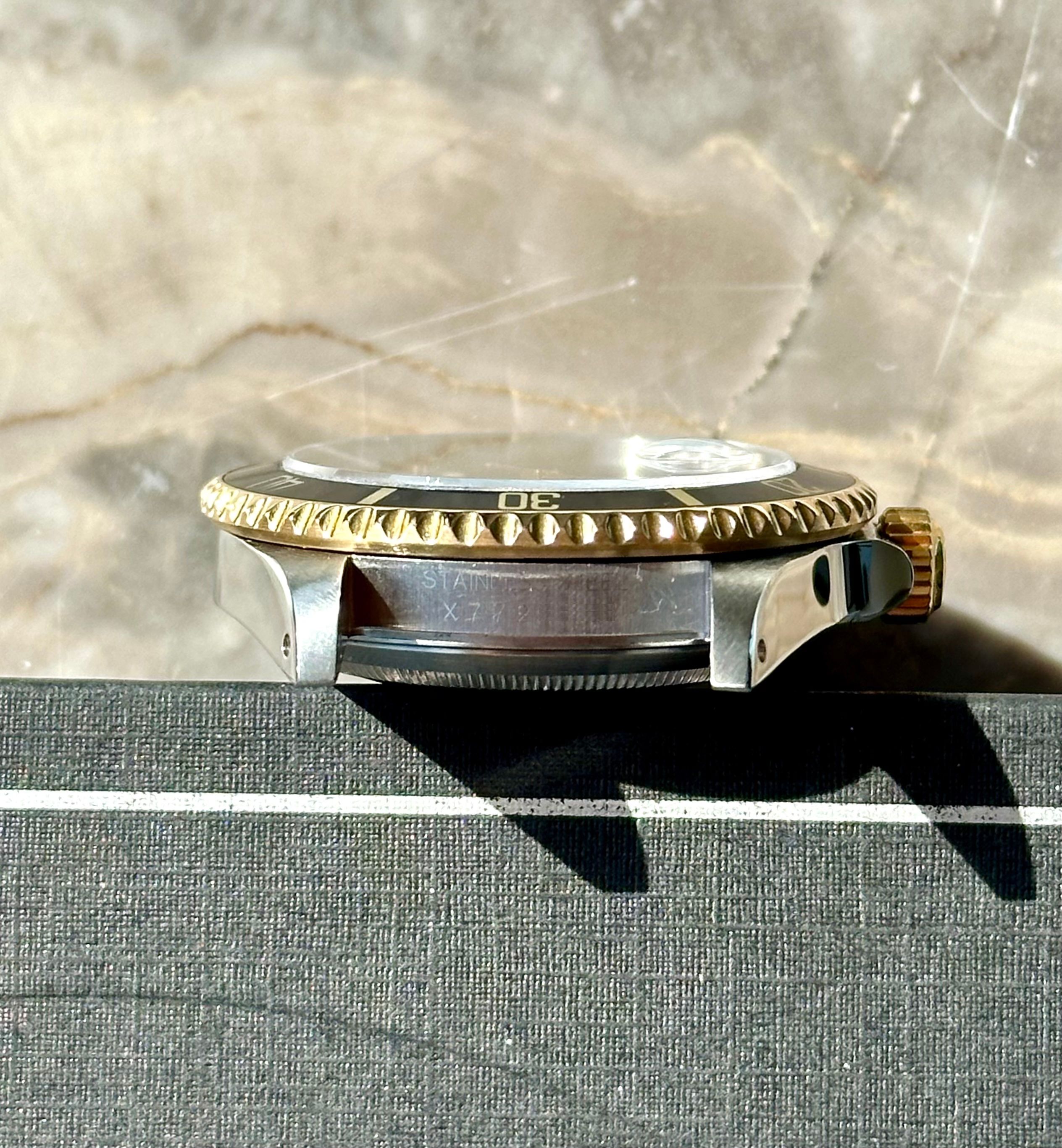 ROLEX SUBMARINER 16613 2コマ Rolex Submariner 16613 Black 1991 with original box and papers