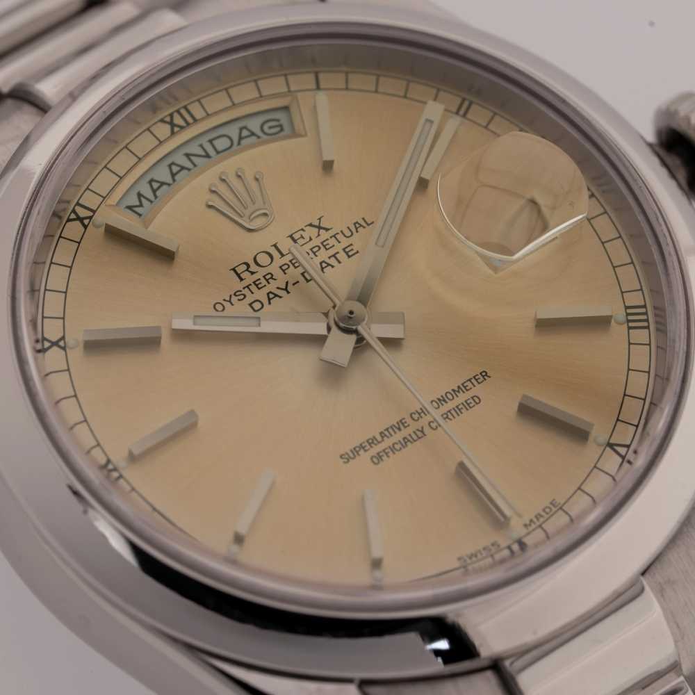 Image for Rolex Day-Date 'Platinum' 118206 Grey 2000 with original box