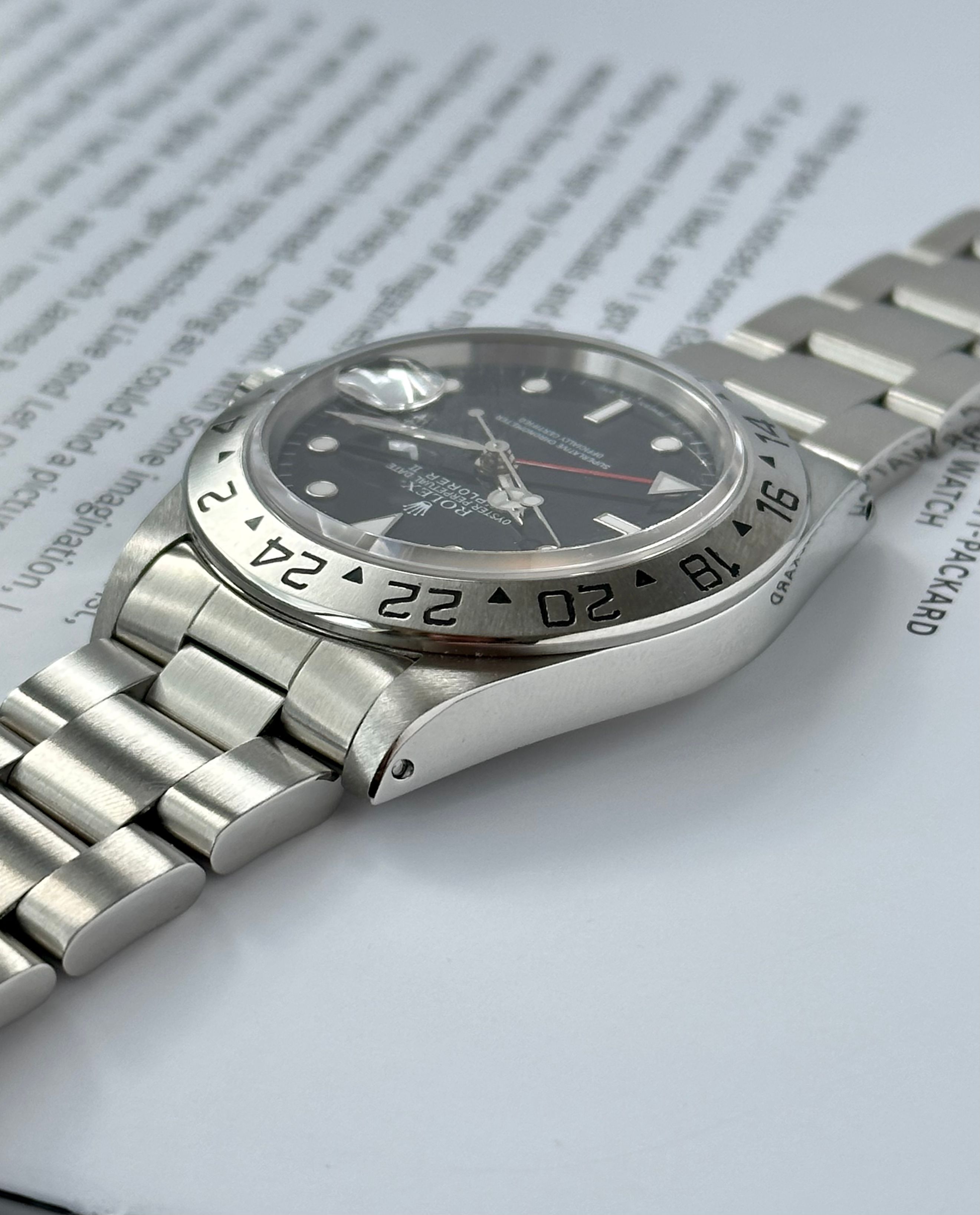 Rolex Explorer II 16570 Black 1993