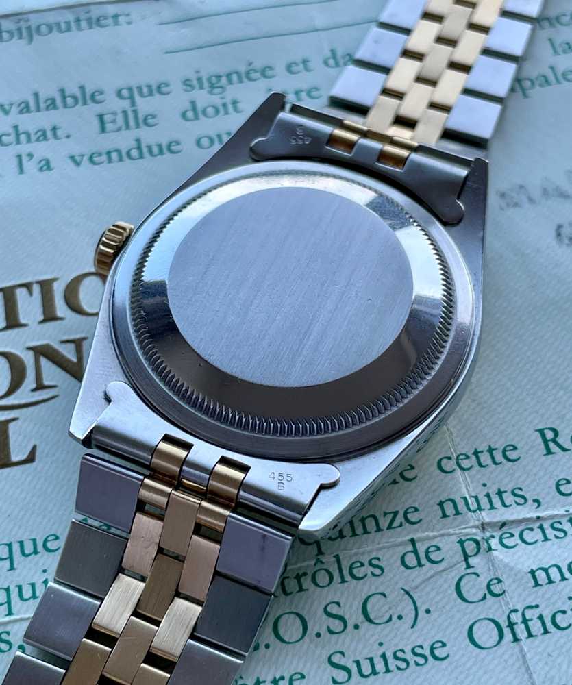 Image for Rolex Datejust "Stardust" 16233 Black 1992 with original box and papers