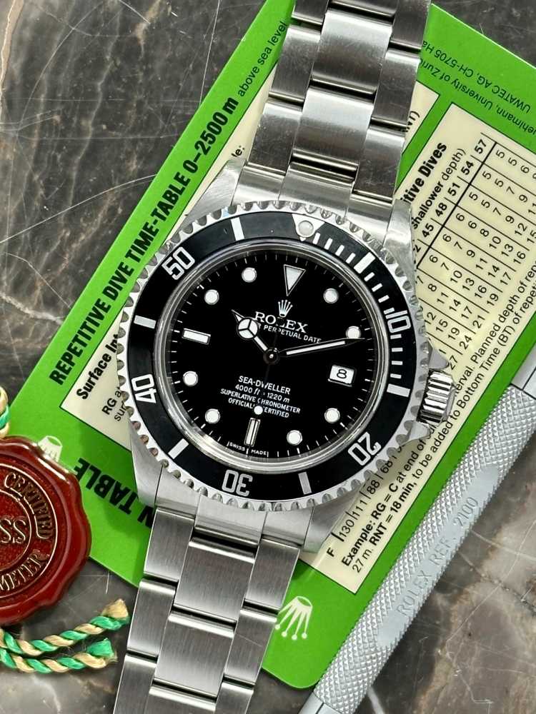 Featured image for Rolex Sea-Dweller 16600 Black 2005 with original box and papers
