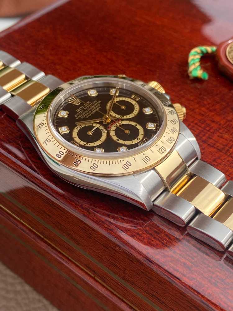 Image for Rolex Daytona "A Series" 16523 Black 1999 with original box and papers