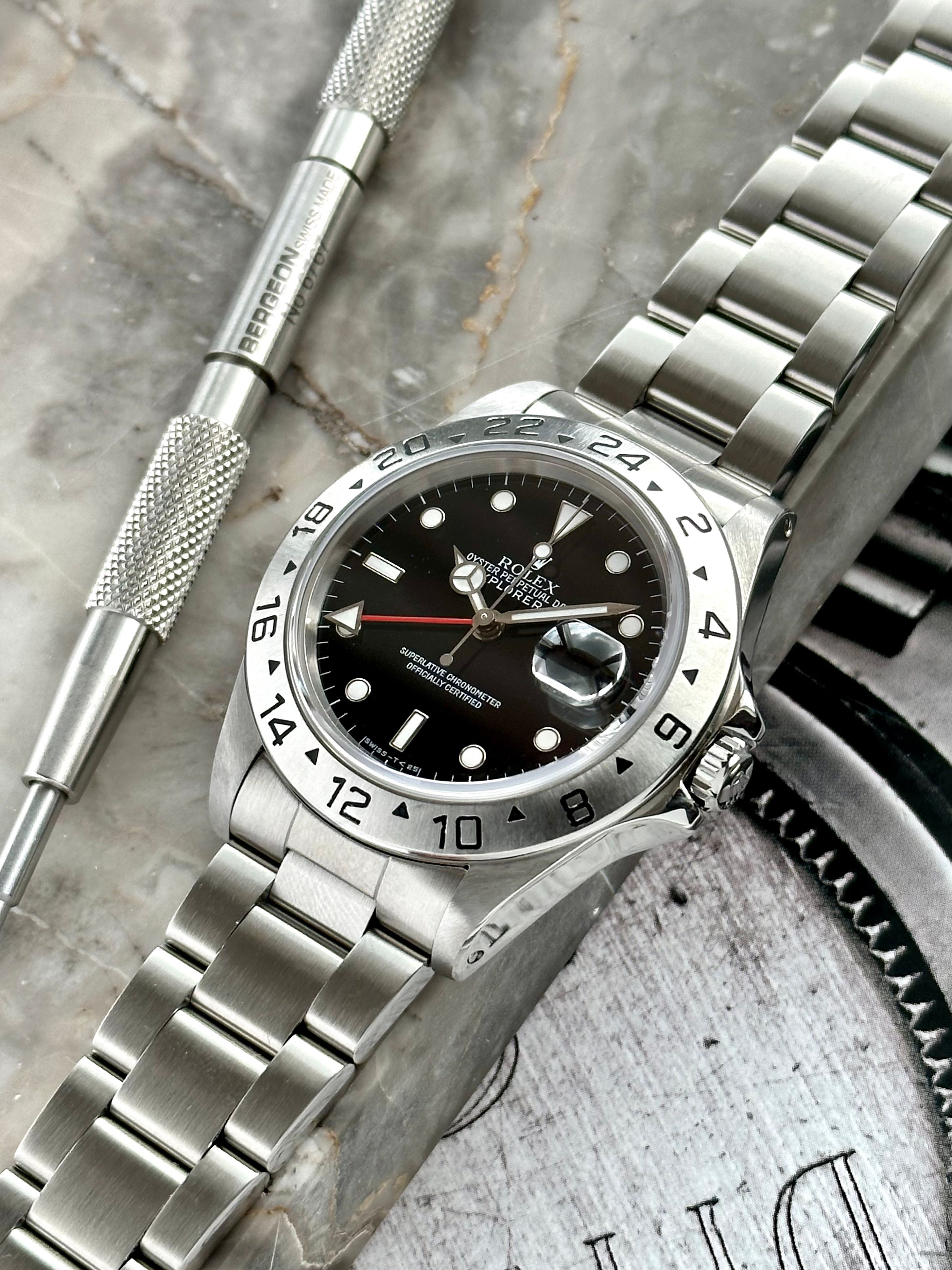 Rolex Explorer II 16570 Black 1993