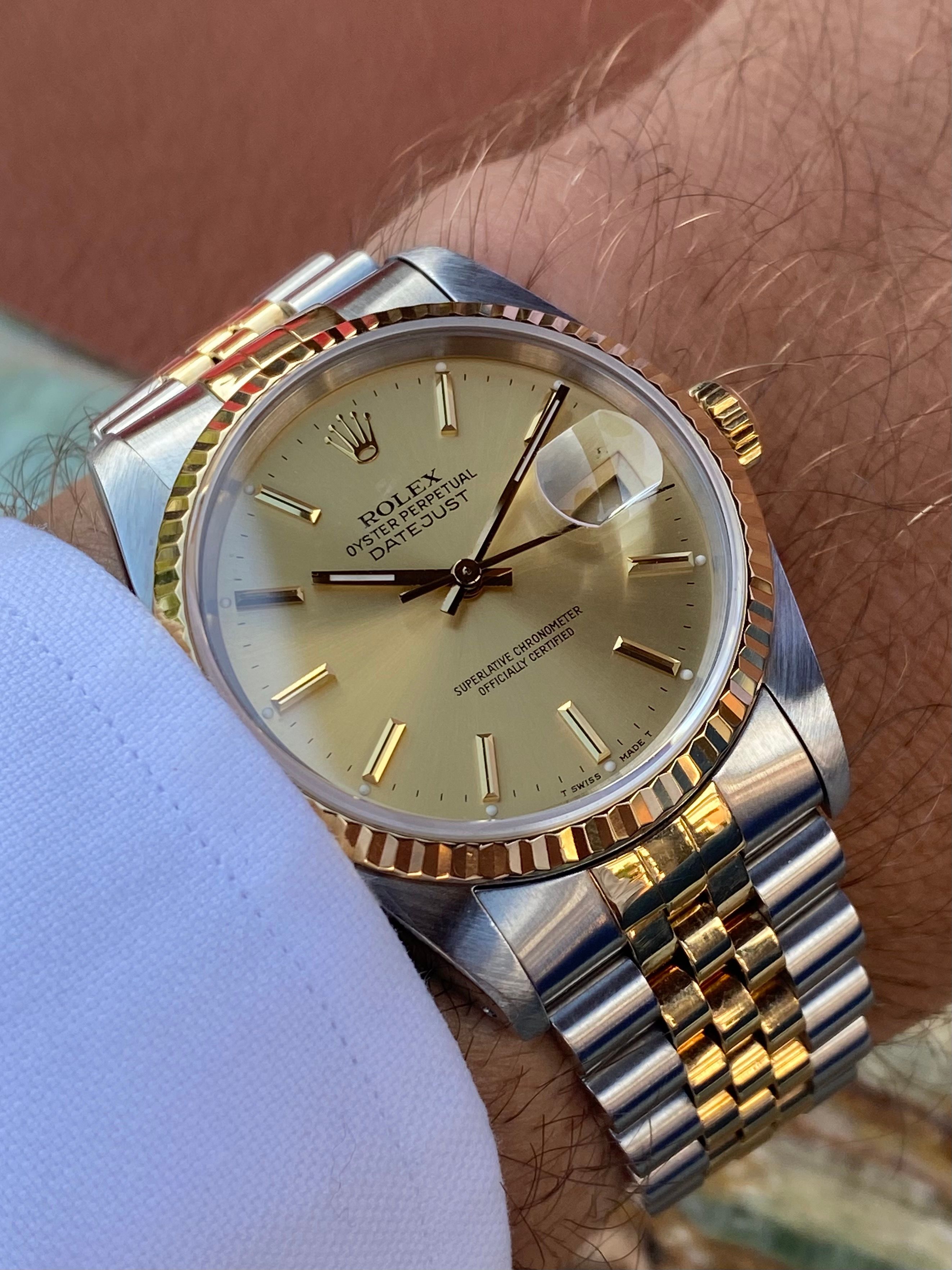 Rolex Datejust 16233 Gold 1989