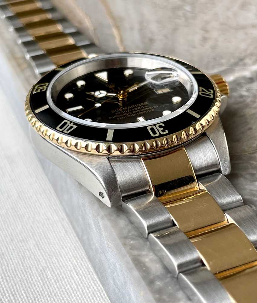 Image for Rolex Submariner Date 16613 Black 2000 with original box and papers