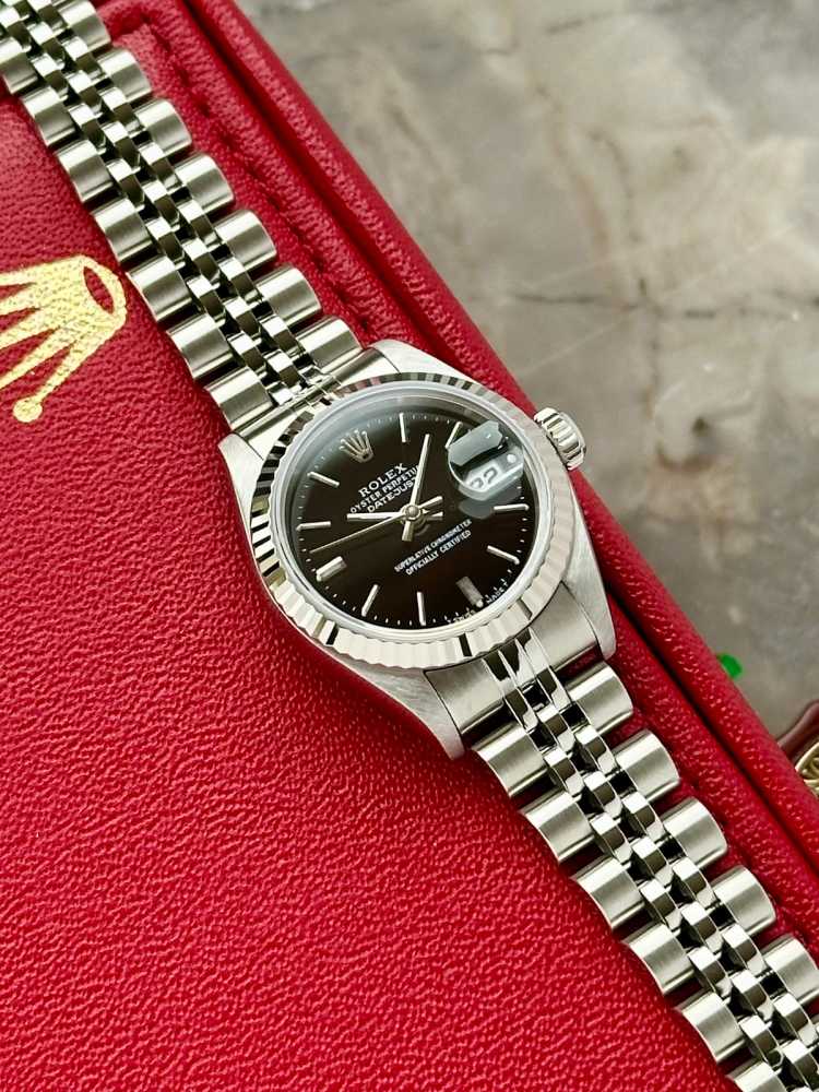 Image for Rolex Lady-Datejust 69174 Black 1996 