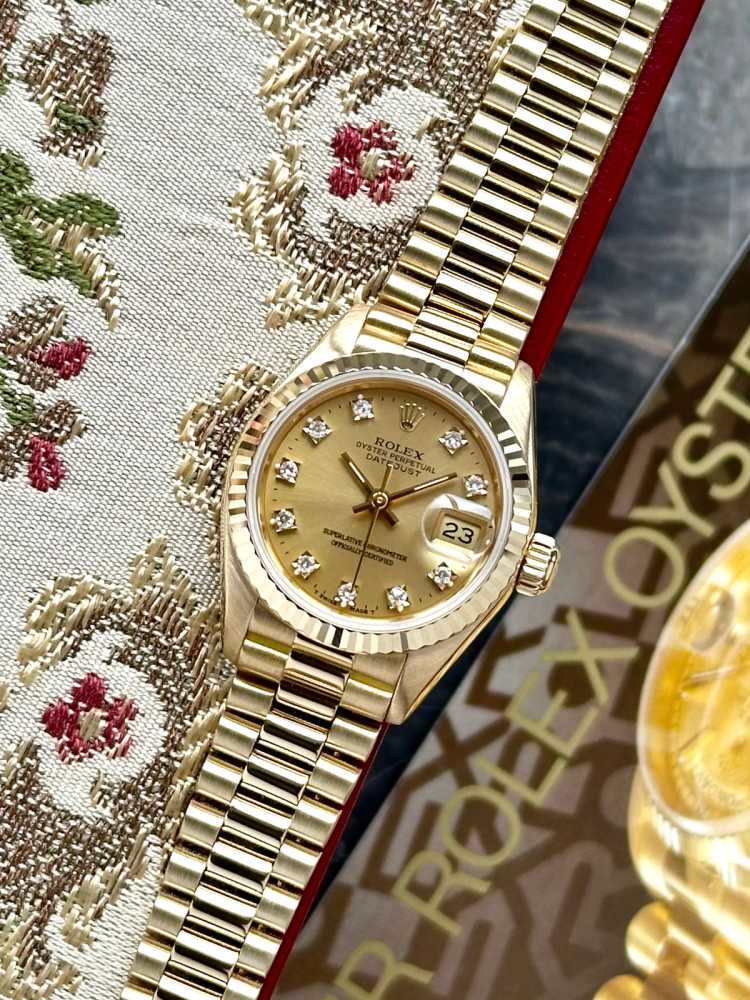 Featured image for Rolex Lady-Datejust "Diamond" 69178 Gold 1988 with original box and papers 2