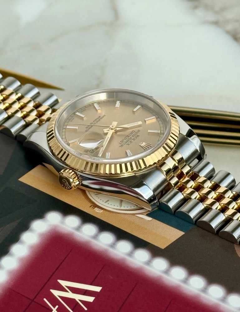 Image for Rolex Datejust 116233 Gold 2005 with original box and papers