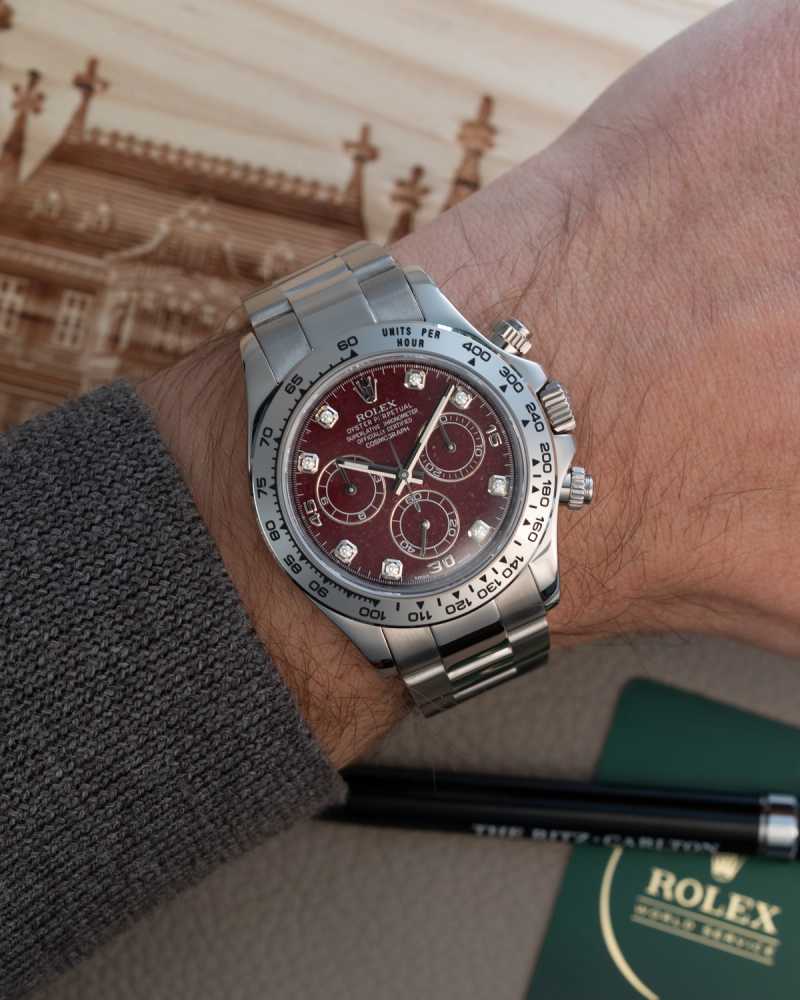 Wrist shot image for Rolex Daytona "Grossular" 116509 2007