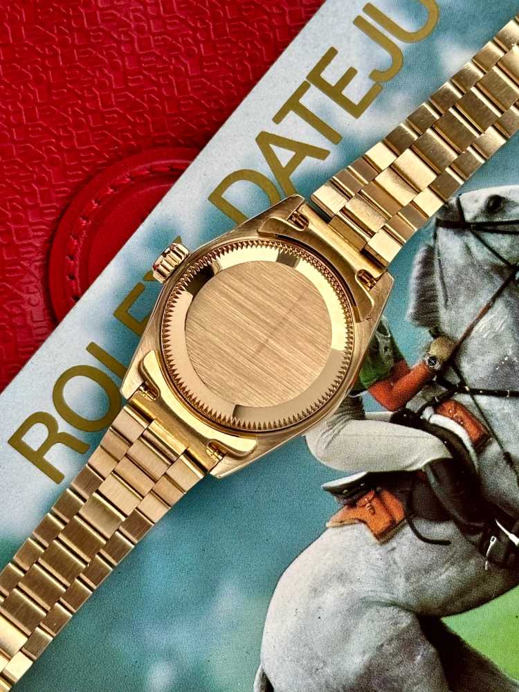 Image for Rolex Lady-Datejust "Diamond" 69178G Gold 1989 with original box and papers 2