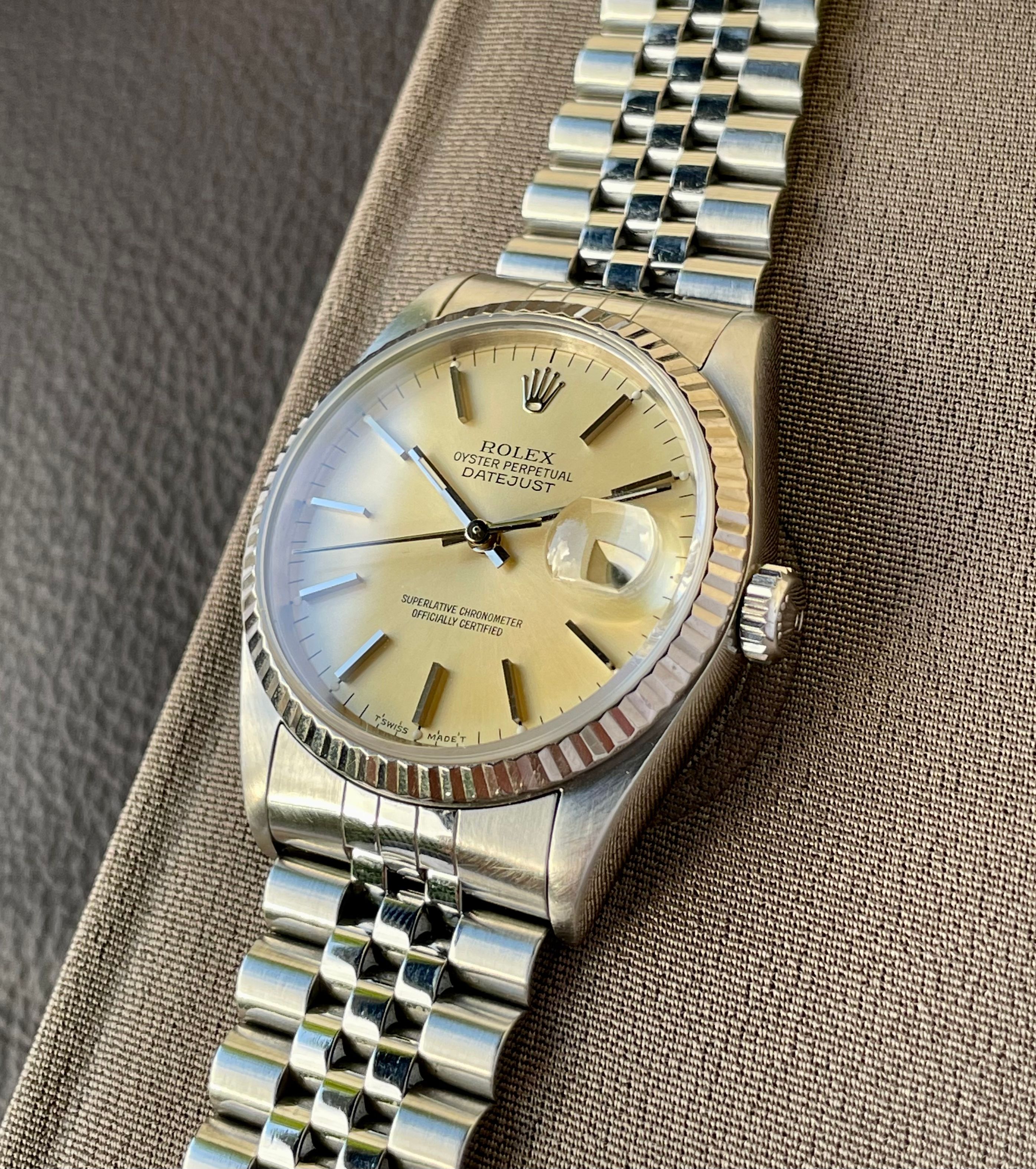 Rolex Datejust 16234 Tropical 1994 with original box