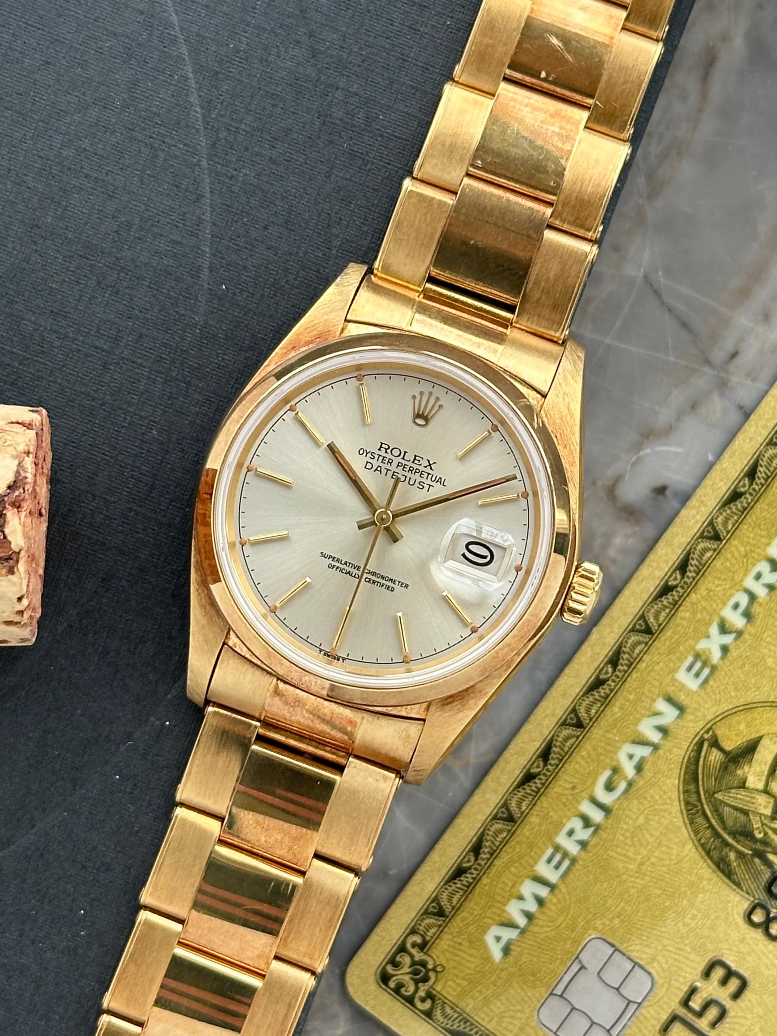 Rolex Datejust 16008 Gold 1979