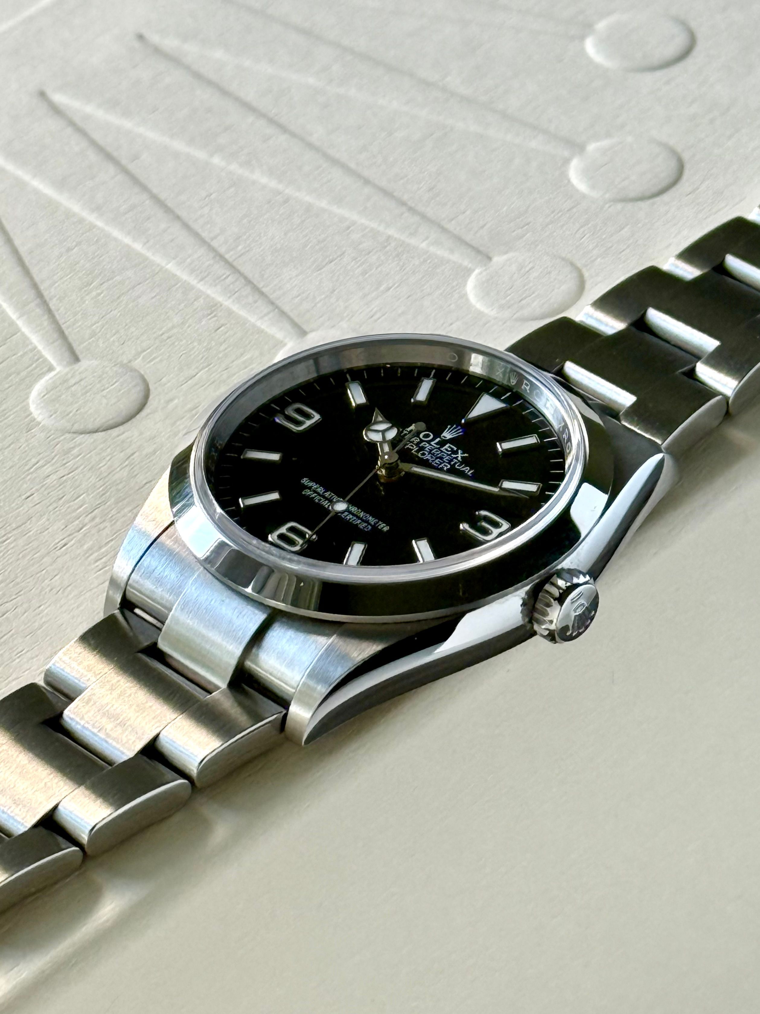 Rolex Explorer 124270 Black 2024 with original box and papers