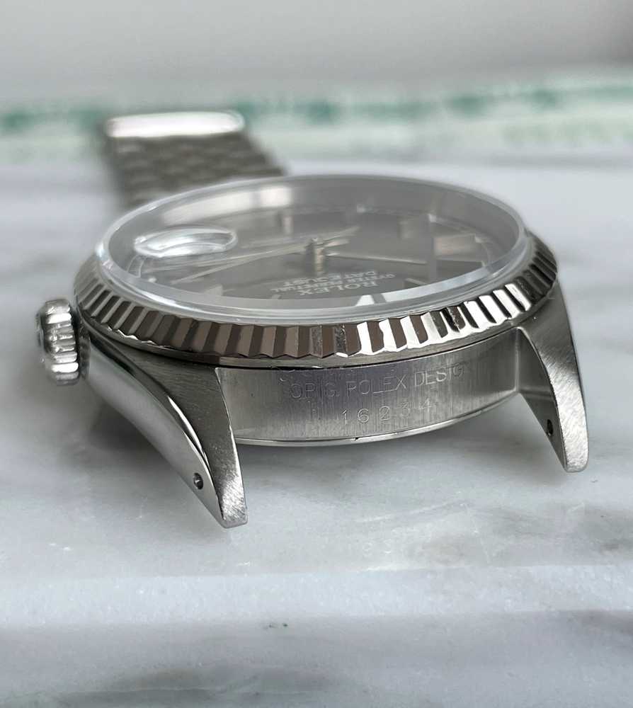 Rolex Datejust 16234 Grey 1991 with original box and papers