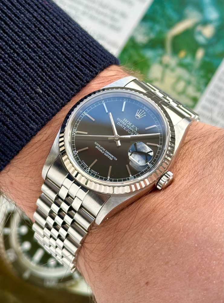 Image for Rolex Datejust 16234 Black 1993 