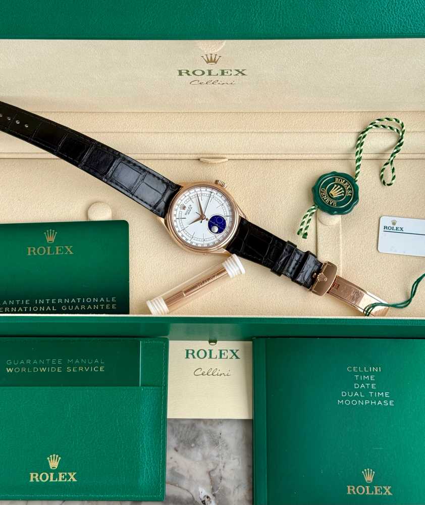 Image for Rolex Cellini Moonphase 50535 White 2021 with original box and papers