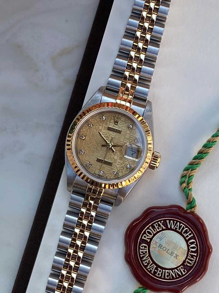 Featured image for Rolex Lady "Diamond Jubilee" 69173G Gold 1991 with original box and papers