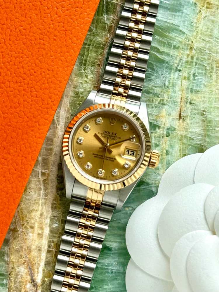 Featured image for Rolex Lady-Datejust "Diamond" 69173 Gold 1996 with original box and papers 2