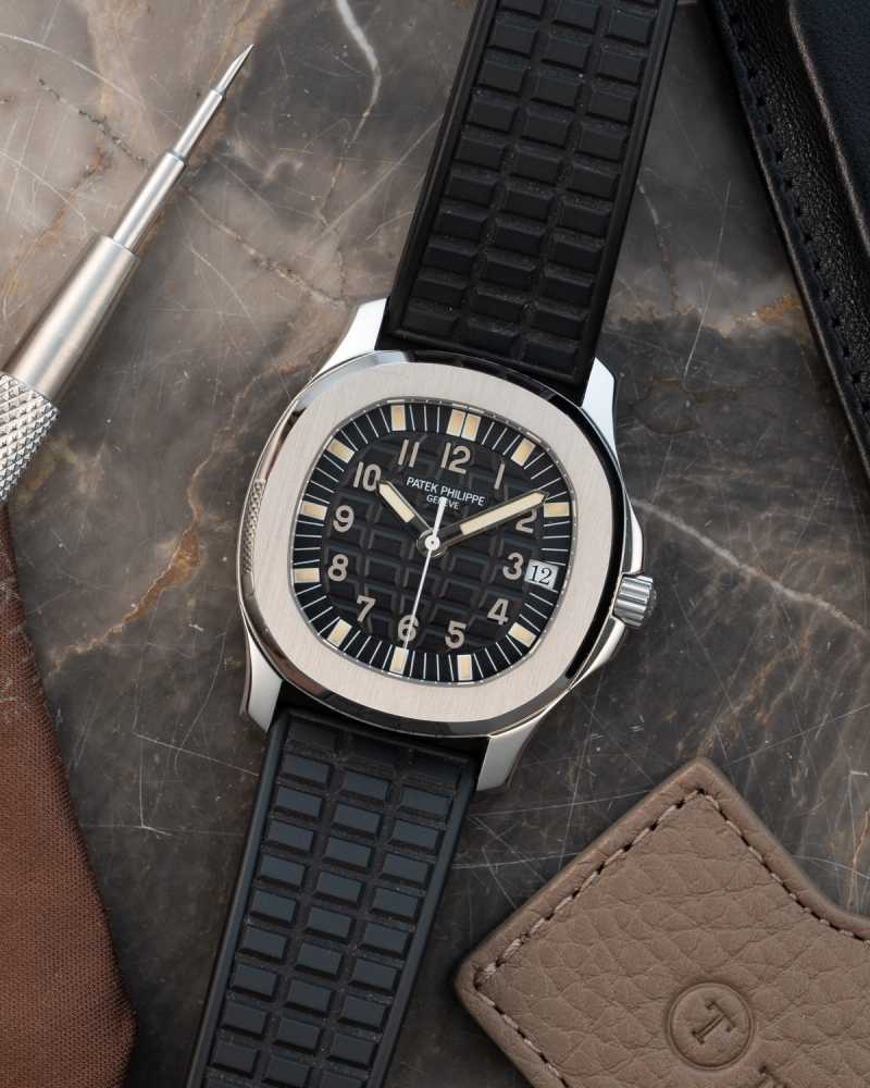 Featured image for Patek Philippe Aquanaut 5060 Black 1997 with original box and papers