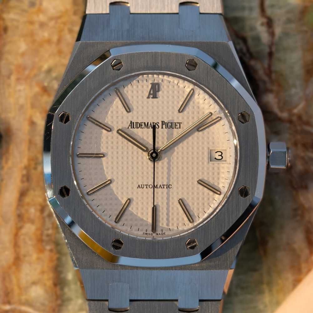 Image for Audemars Piguet Royal Oak "White dial" 14790ST White 1996 with original box and papers