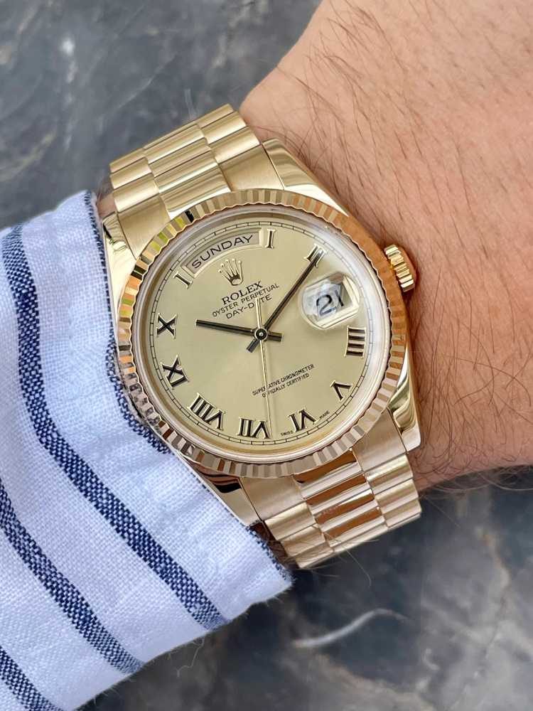 Image for Rolex Day-Date 118238 Gold 2000 with original box and papers