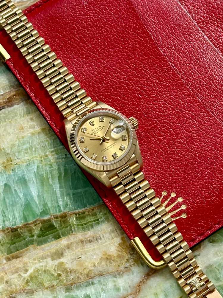 Image for Rolex Lady-Datejust "Diamond" 69178G Gold 1988 