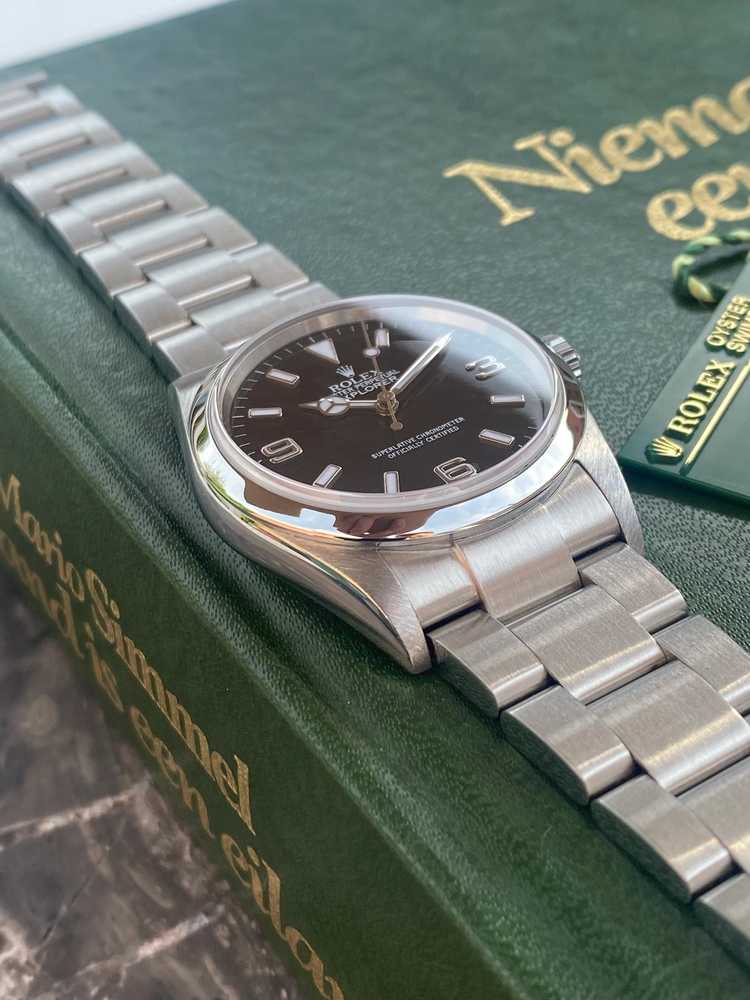 Image for Rolex Explorer I 114270 Black 2004 with original box and papers