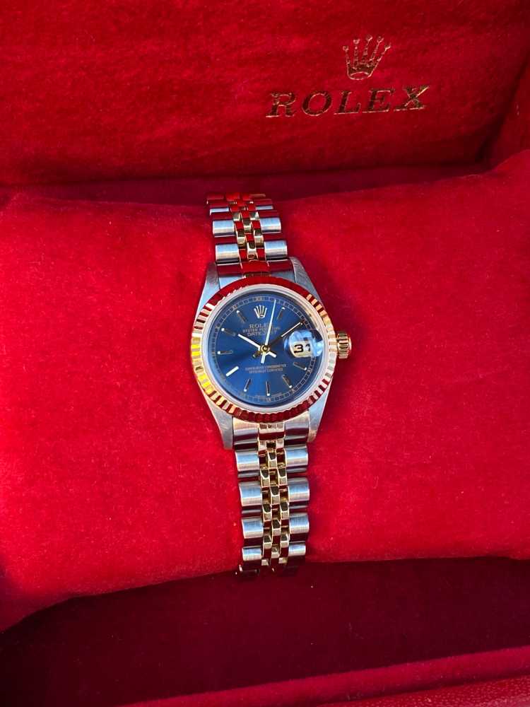 Image for Rolex Lady Datejust 79173 Blue 2000 with original box and papers