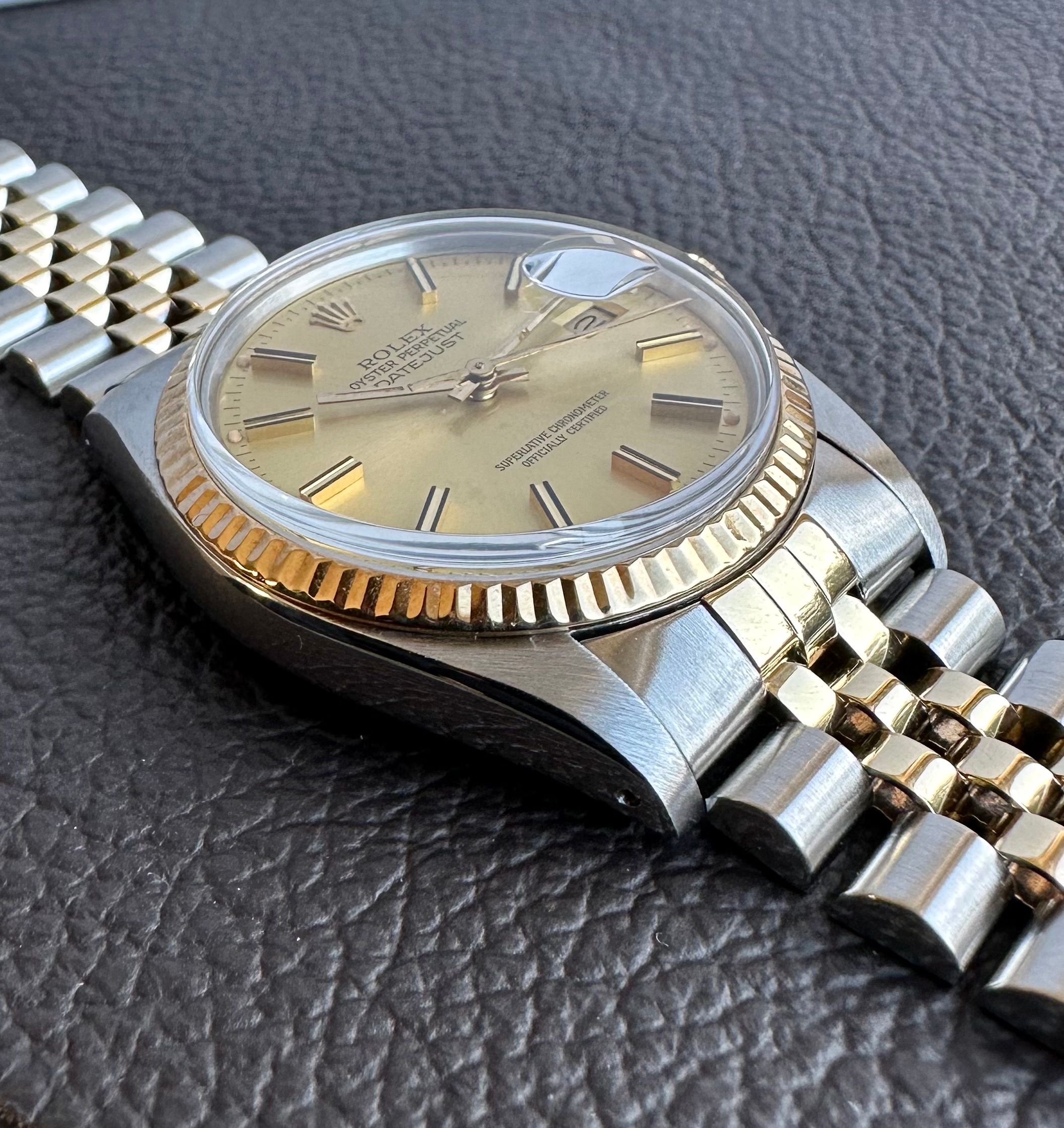 その他 ROLEX Rolex Datejust 16013 Gold 1982 with original box and papers