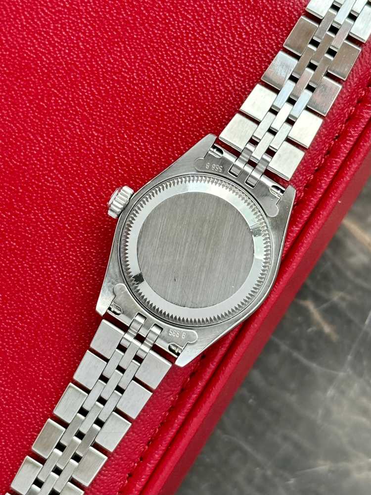 Detail image for Rolex Lady-Datejust "Diamond" 69174G Silver 1996 with original box and papers