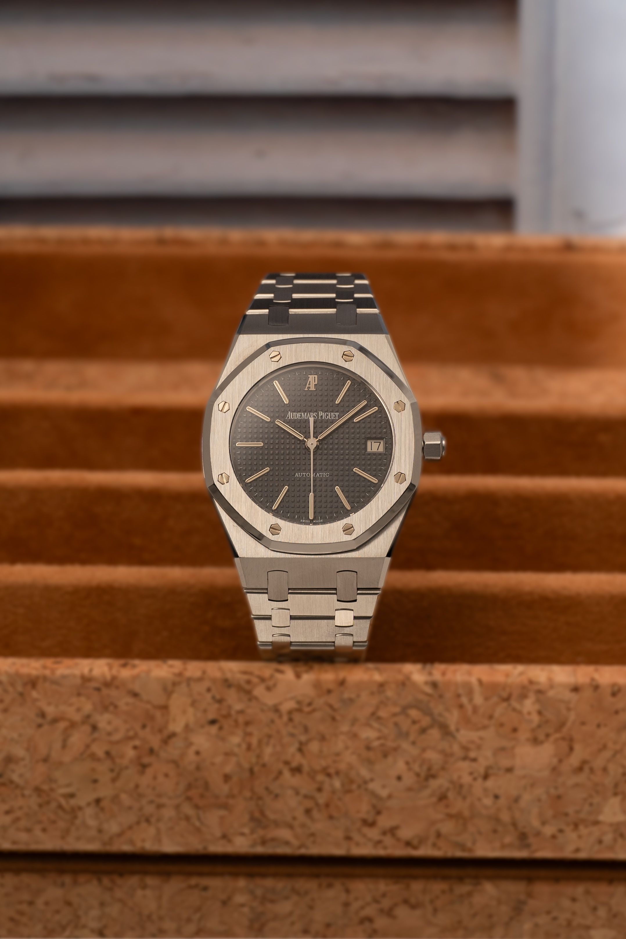 Audemars Piguet Royal Oak 14790ST Black 1998. with original box