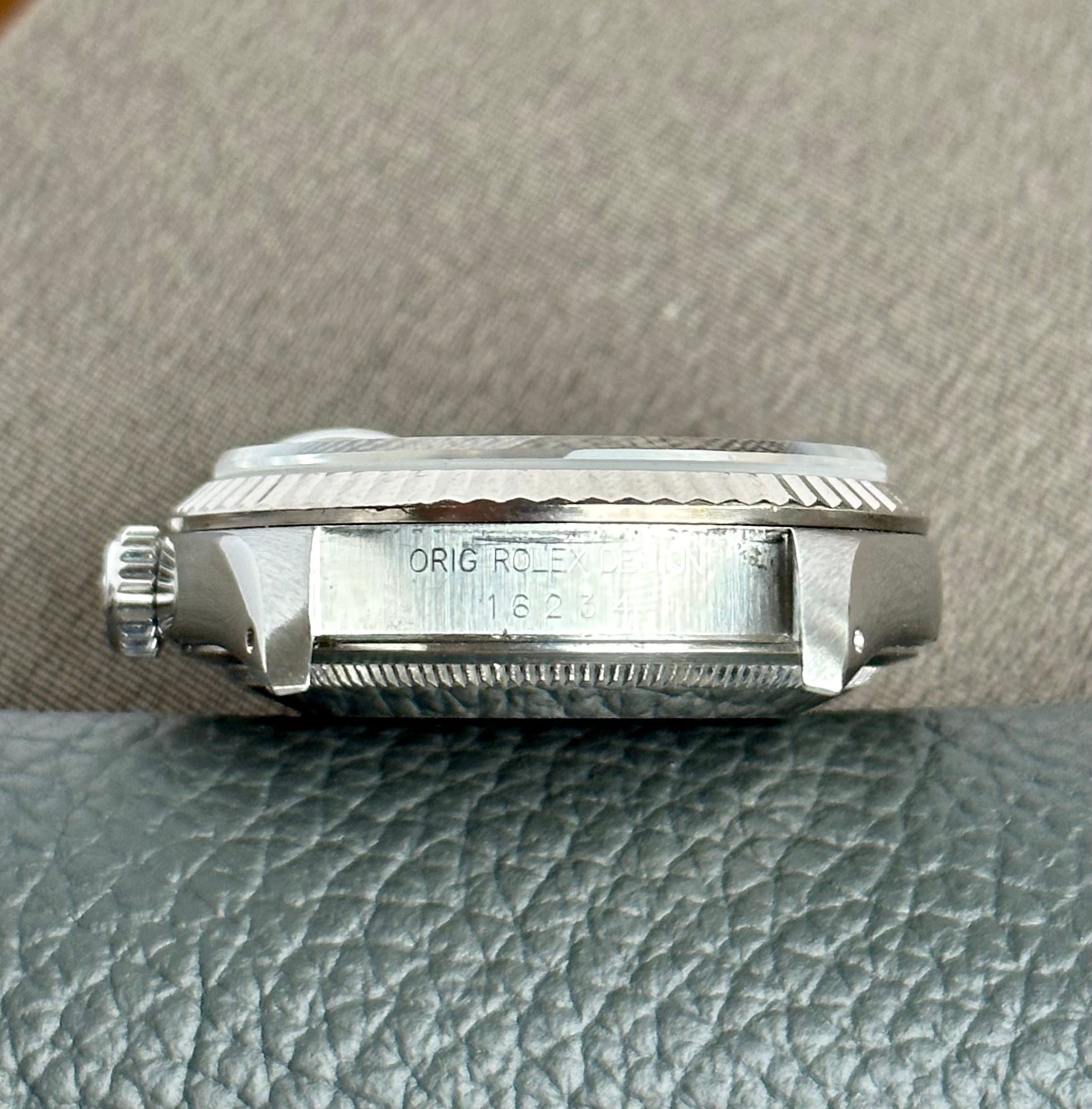 Rolex Datejust 16234 Silver 1991 with original box and papers 2