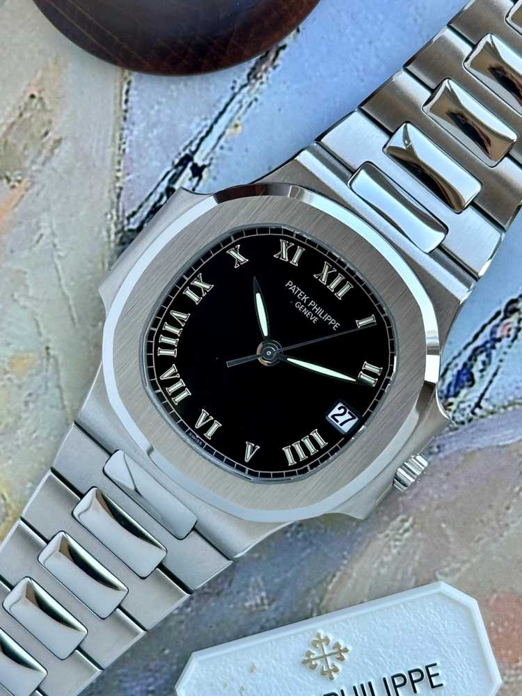 Image for Patek Philippe Nautilus 3800 Black 2002 with original box and papers 2