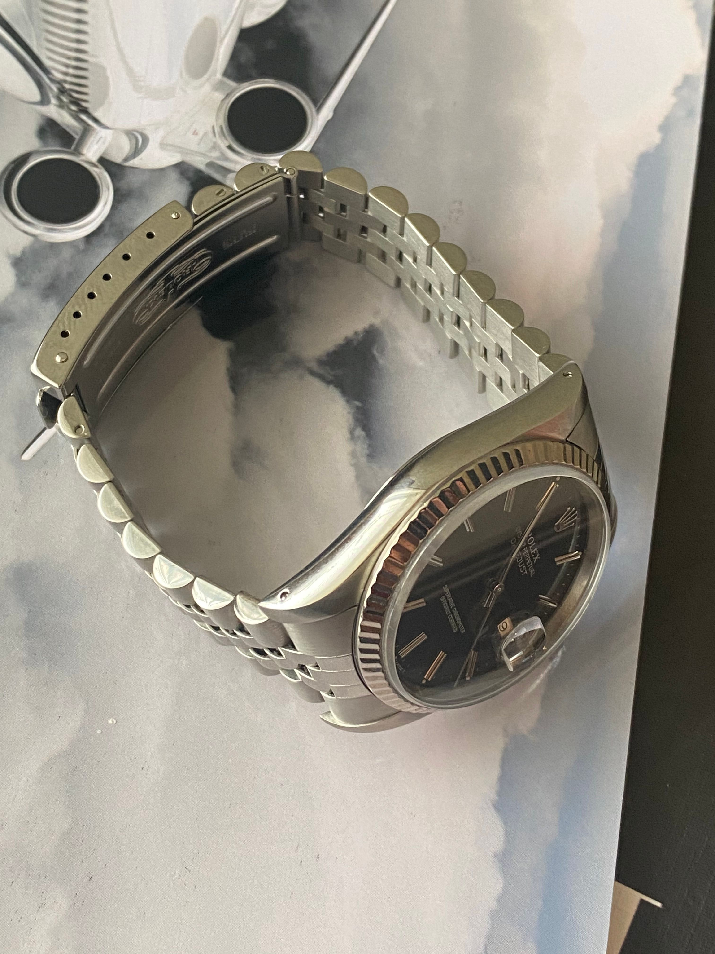 Rolex Datejust 16234 Black 1990