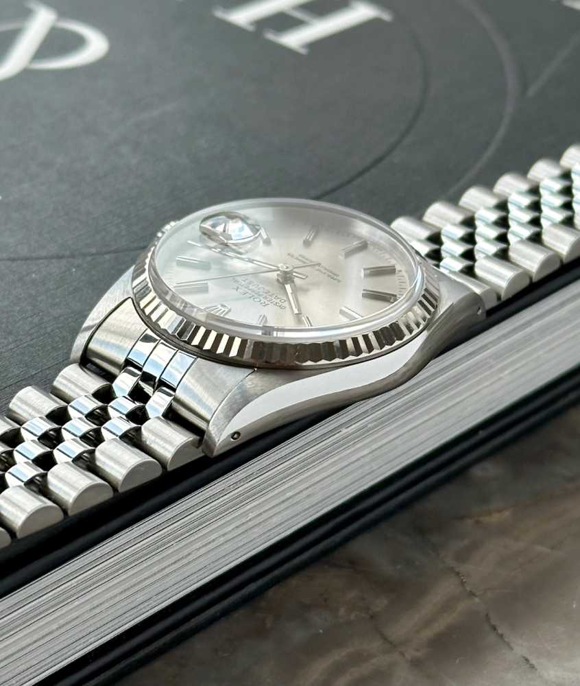 Image for Rolex Datejust 16234 Silver 1991 with original box and papers 5