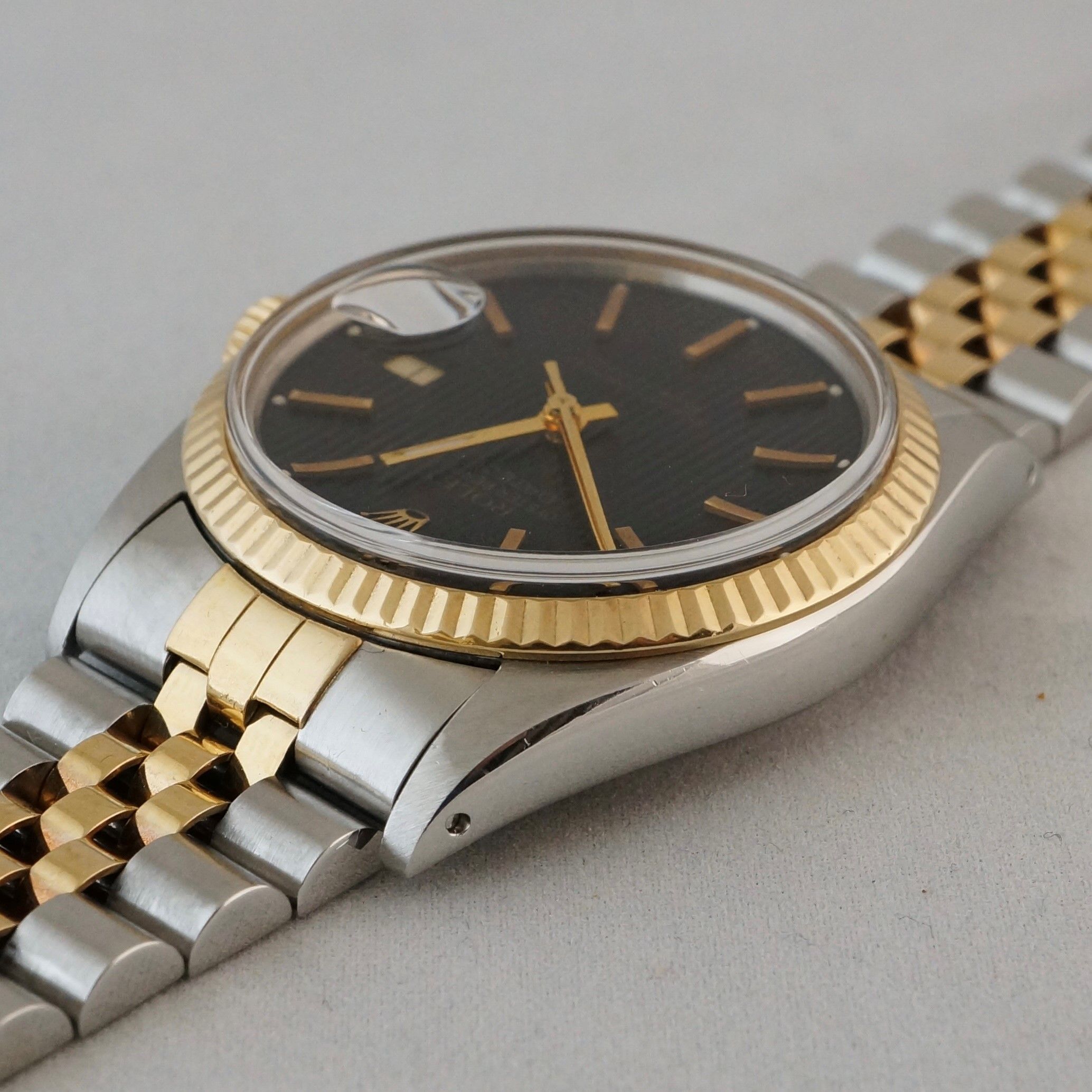 Rolex Datejust 16013 Black 1986 Tapestry dial