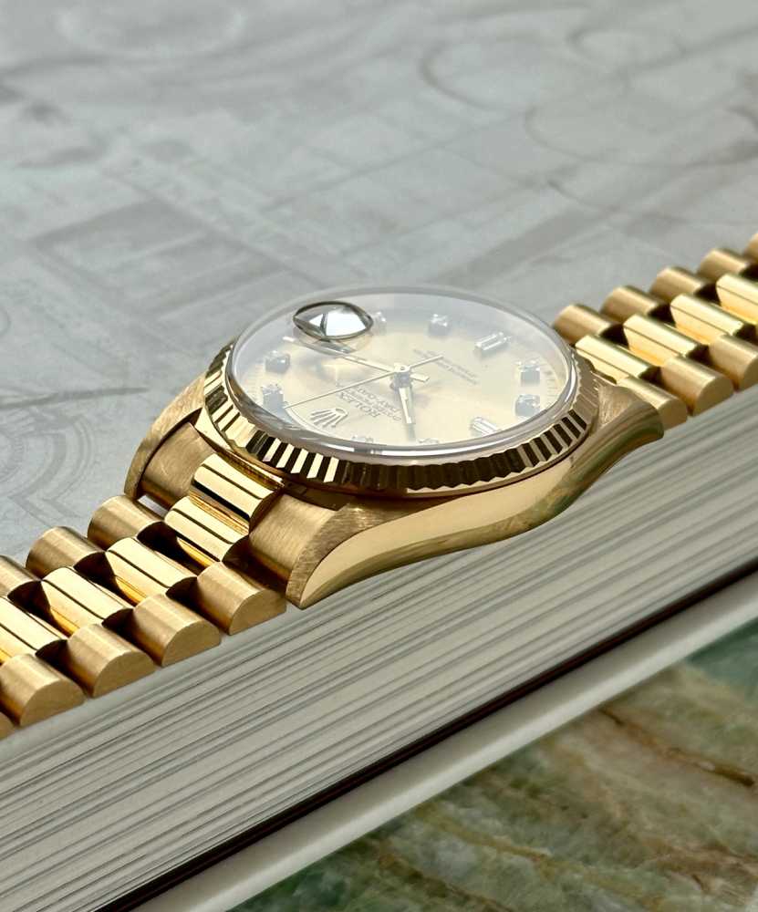 Image for Rolex Day Date "Diamond" 18238 Gold 1995 with original box