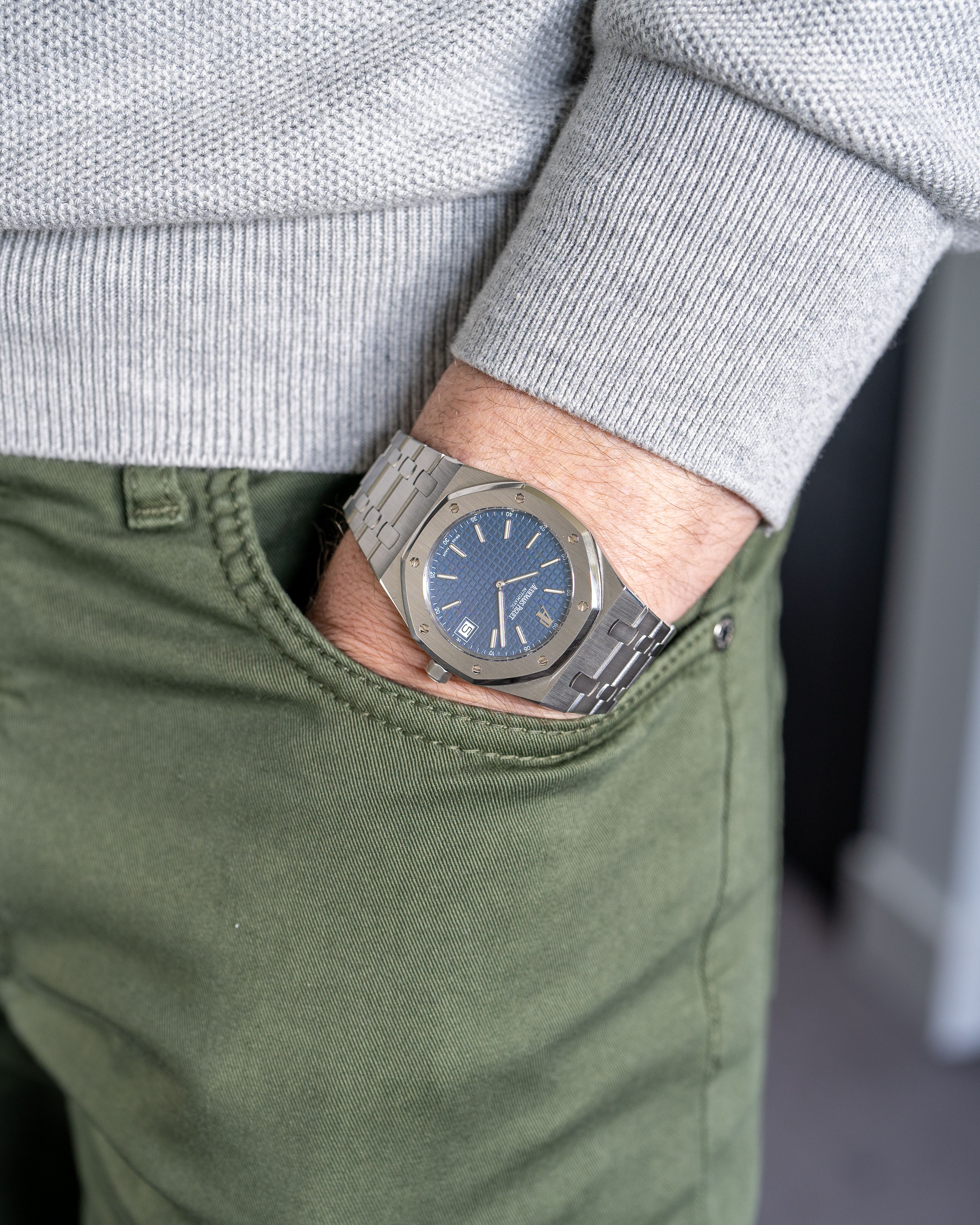 Audemars Piguet Royal Oak Jumbo 'Extra Thin' 15202ST Blue 2008