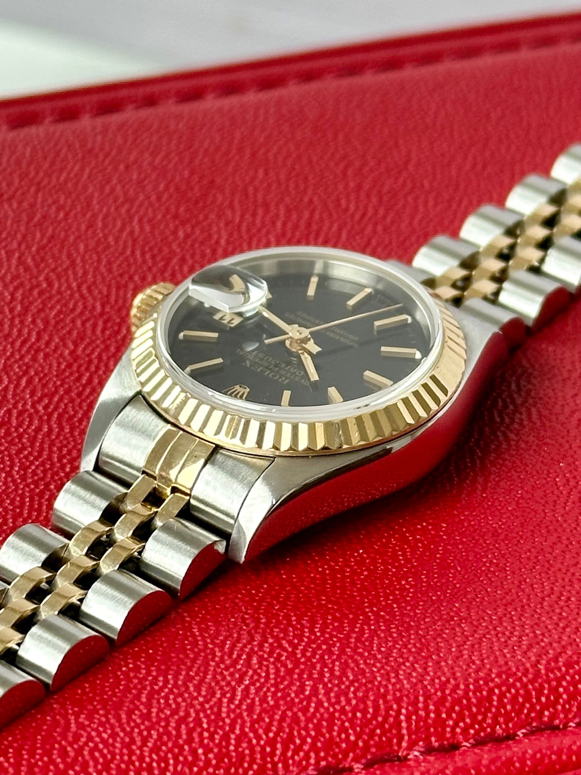 Rolex Lady-Datejust 69173 Black 1995 with original box and papers